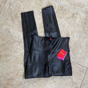 NWT Spanx Moto leggings. Medium.